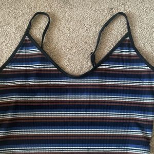 Large cropped tank top